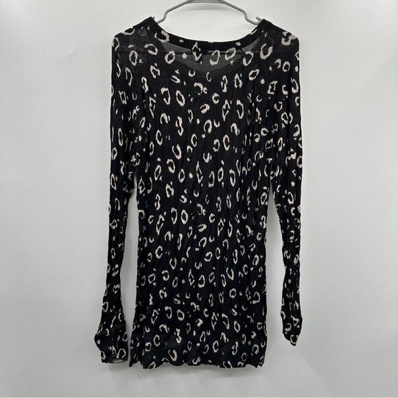 Torrid Leopard Cheetah Print‎ Lightweight Long Sleeve Pullover Tunic Sweater 2X - Picture 4 of 10